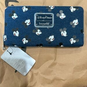 Disney Blue Mickey Mouse Wallet